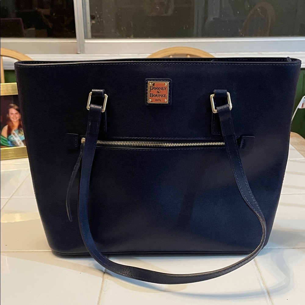 Dooney & Bourke Navy Blue Tote